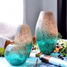Ice Crack Ball Ornaments Stained Glass Vase Decorative decor Vase   222996909090